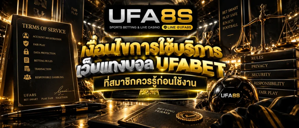 เงื่อนไขการใช้บริการ UFABET